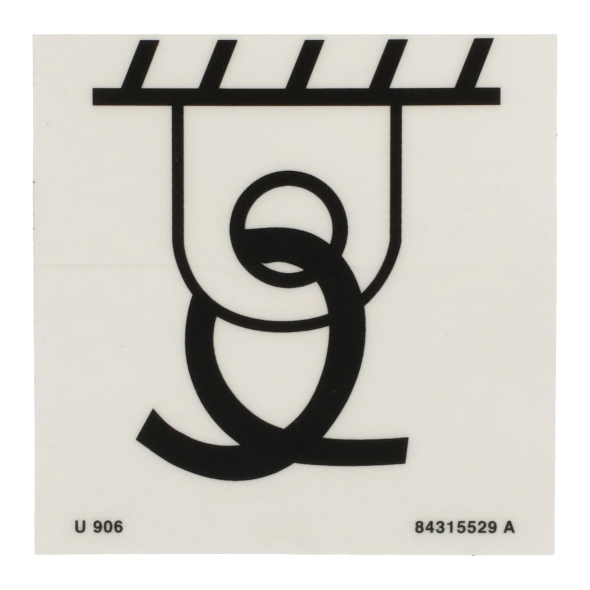 84315529 - OEM DECAL TIE DOWN - CASE CONSTRUCTION