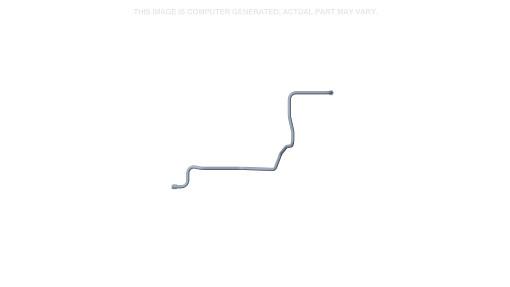 84322565 - OEM HIGH-FLOW LOADER VALVE TUBE TO LIFT ARM 25.4 MM OD X 2595.5 MM L - CASE CONSTRUCTION