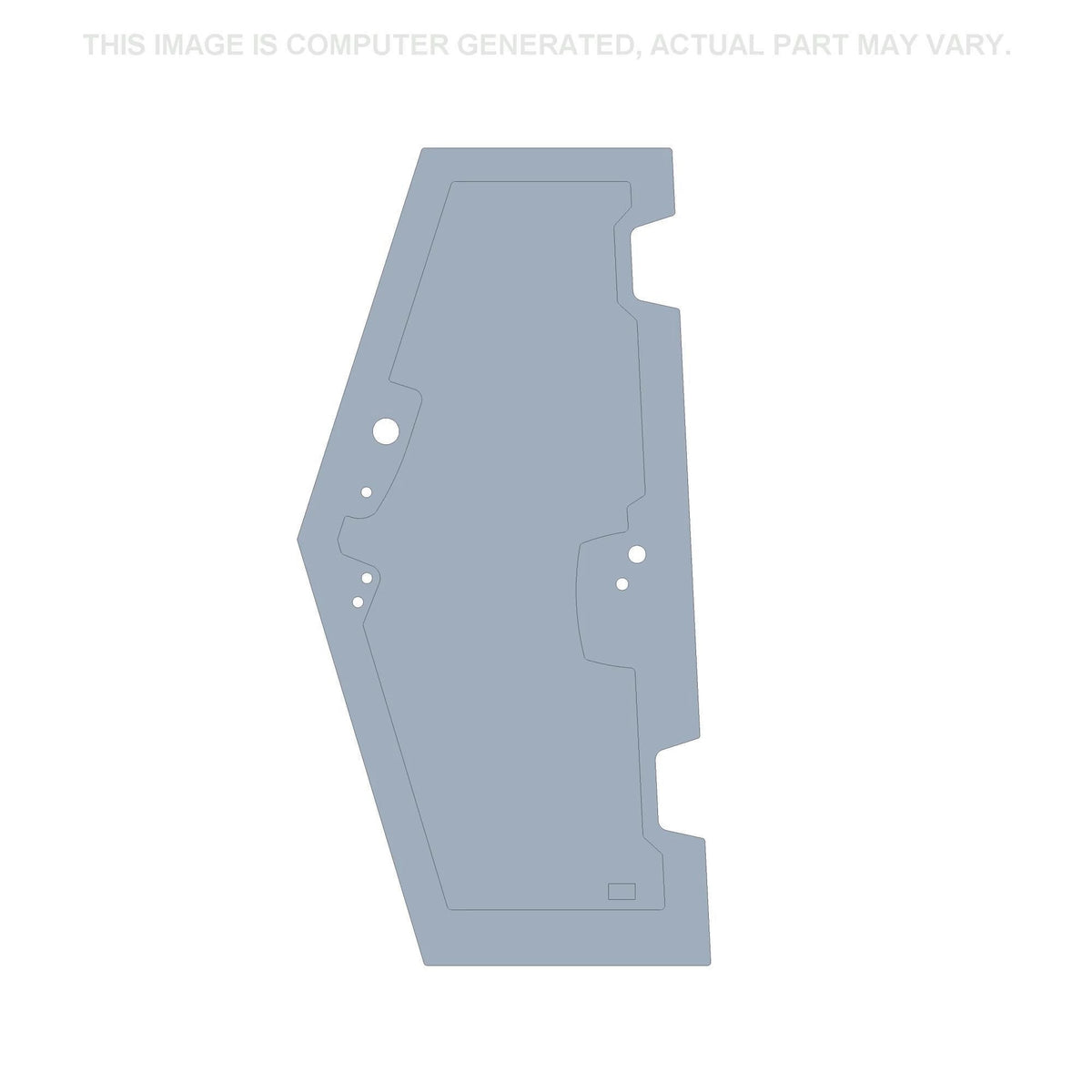 84322977 - OEM DOOR GLASS LEFT SIDE FLAT - CASE CONSTRUCTION