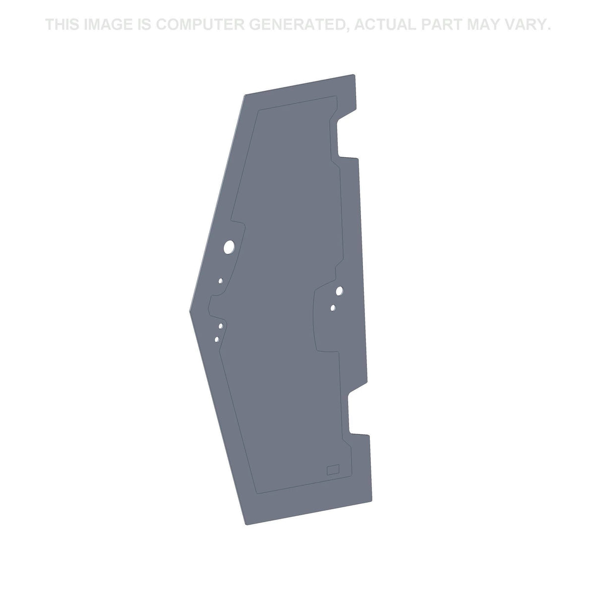 84322977 - OEM DOOR GLASS LEFT SIDE FLAT - CASE CONSTRUCTION