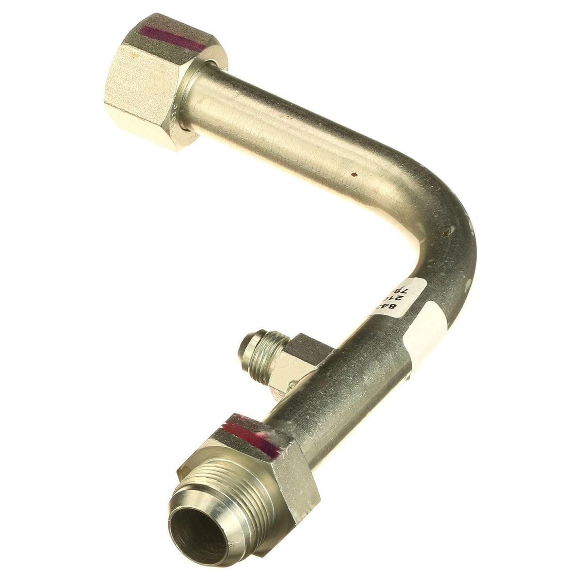 84332288 - OEM AUXILIARY VALVE RETURN TUBE 25.4MM OD - CASE CONSTRUCTION
