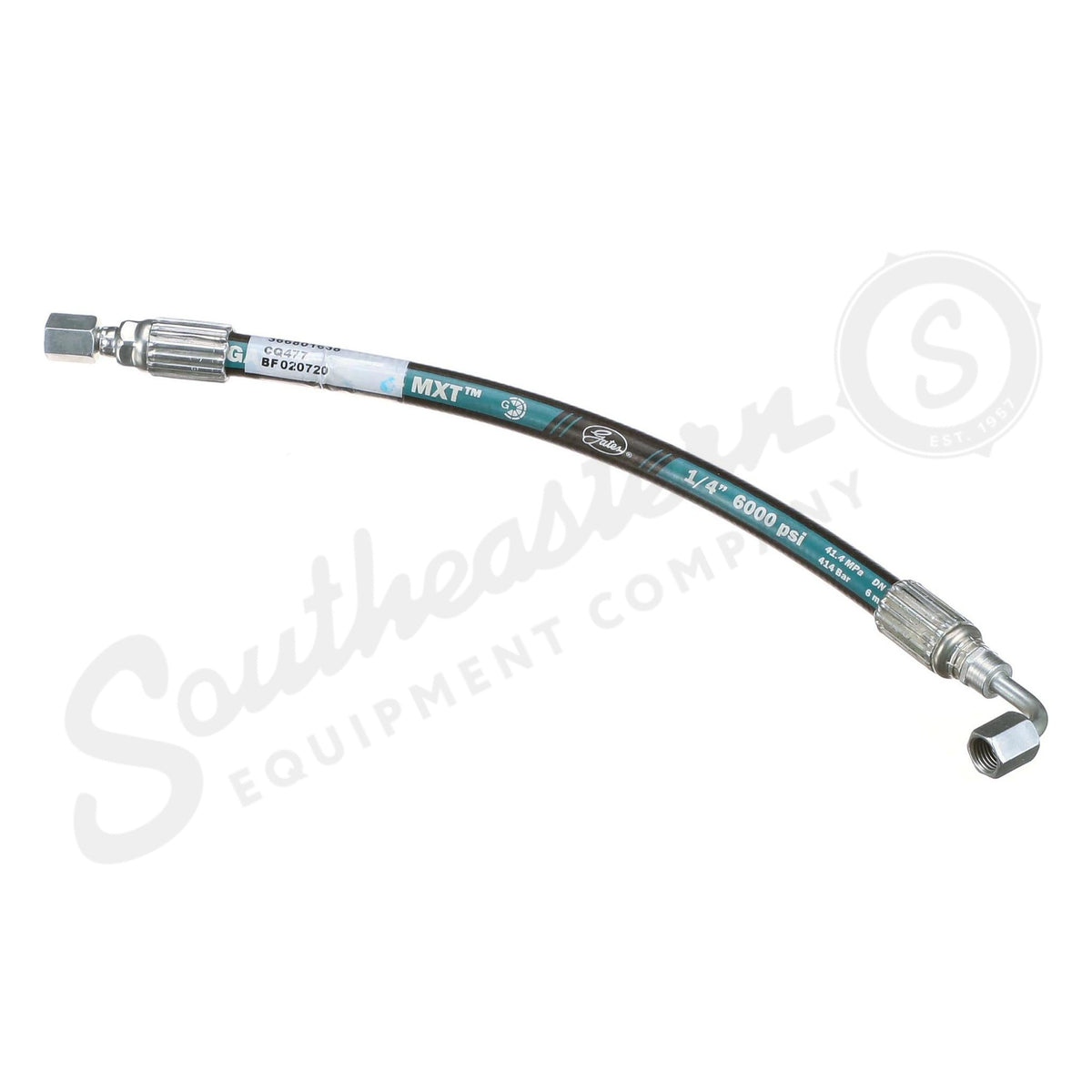 84345496 - OEM HYDRAULIC HOSE 6.35MM ID X 368MML SAE 100R16 - CASE CONSTRUCTION