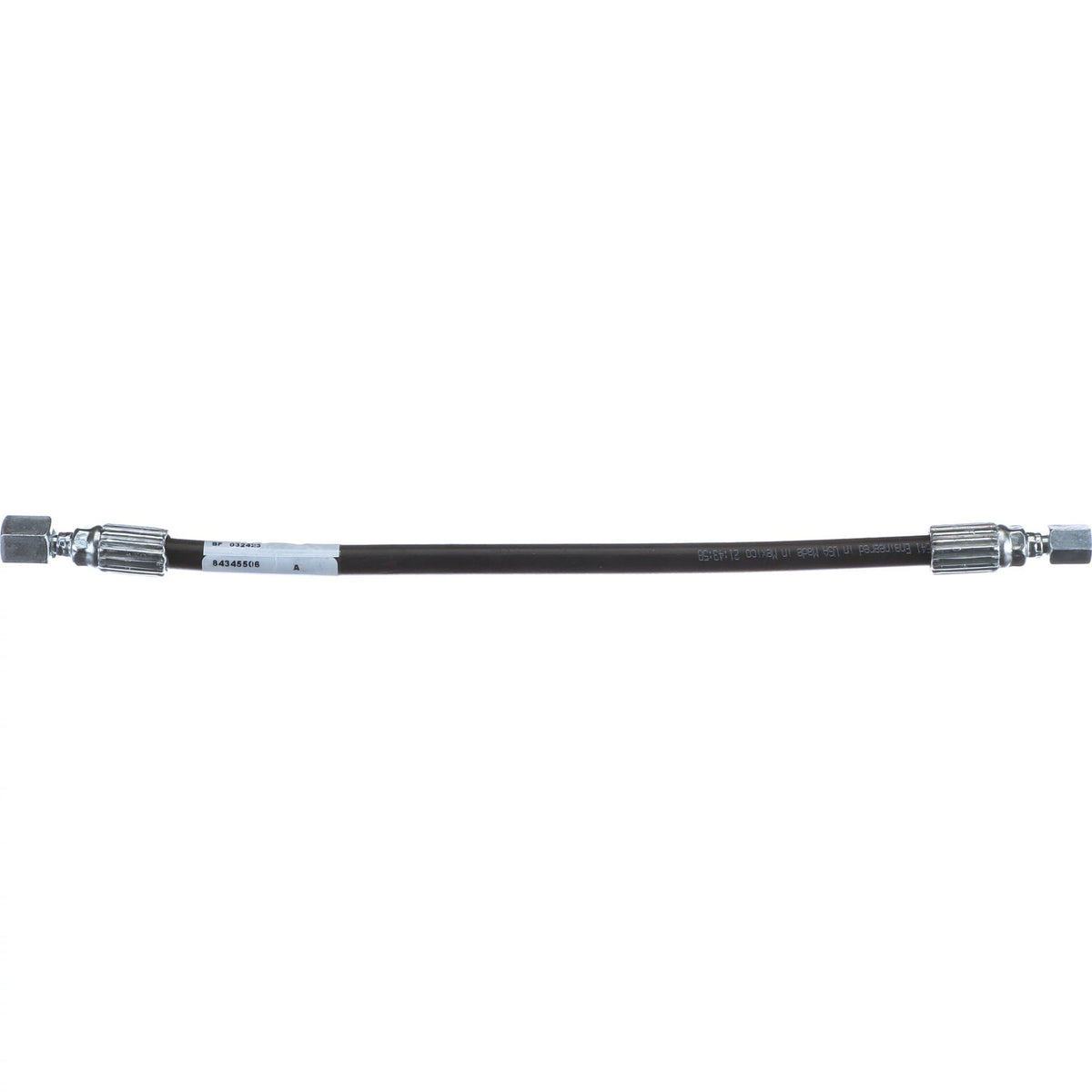 84345506 - OEM HYDRAULIC HOSE 6.35MM ID X 409MML - CASE CONSTRUCTION