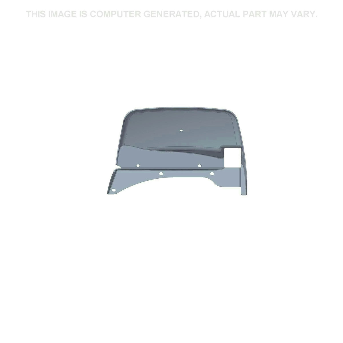 84346100 - OEM REAR FENDER - CASE CONSTRUCTION