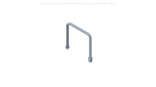 84379989 - OEM CHASSIS PLUMBING TUBE LEFT-HAND 19.1 MM OD X 751.9 MM L - CASE CONSTRUCTION