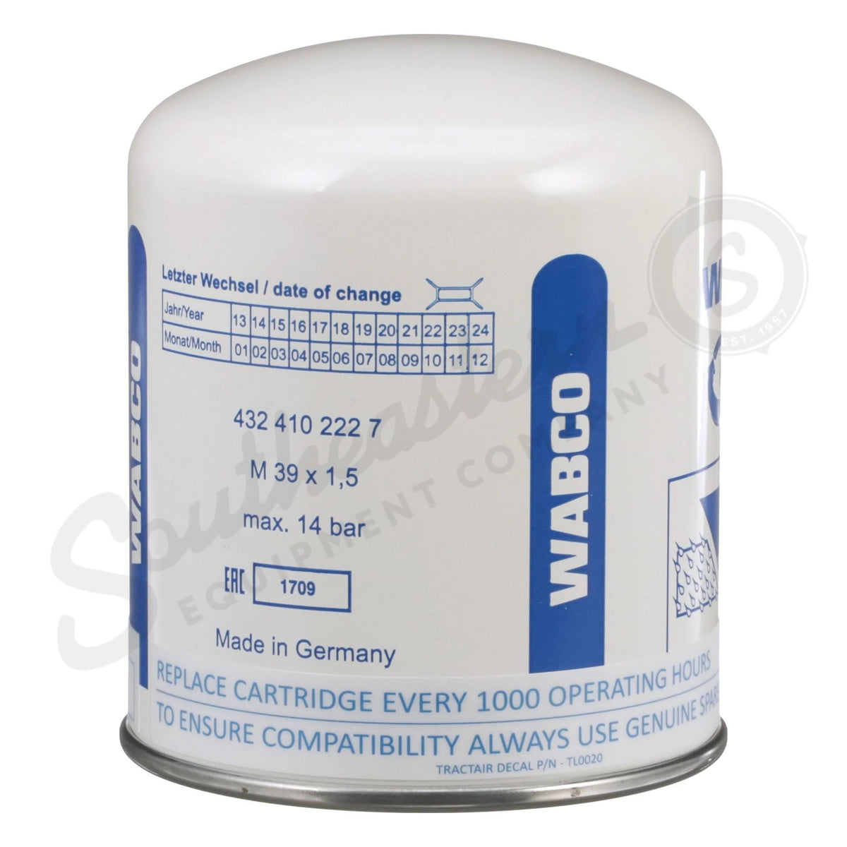 84383316 - OEM AIR BRAKE DRYER FILTER - CASE CONSTRUCTION