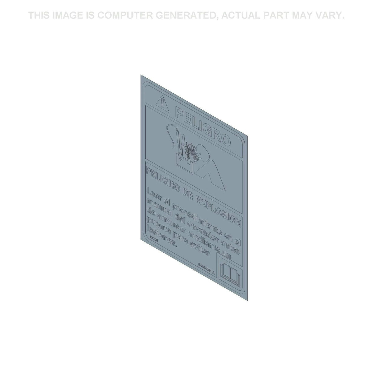 84404561 - OEM DANGER DECAL - CASE CONSTRUCTION
