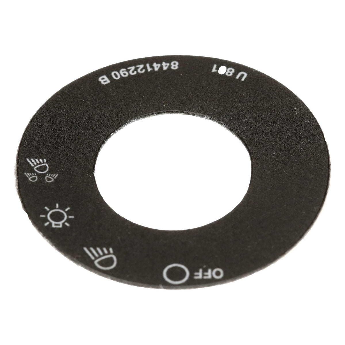 84412290 - OEM LIGHT SWITCH DECAL 45MM OD ROUND - CASE CONSTRUCTION