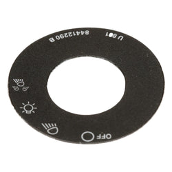 CASE Construction OEM Light Switch Decal 45mm OD Round part number 84412290 — image 1 of 5