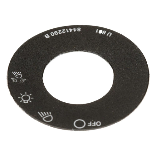 84412290 - OEM LIGHT SWITCH DECAL 45MM OD ROUND - CASE CONSTRUCTION
