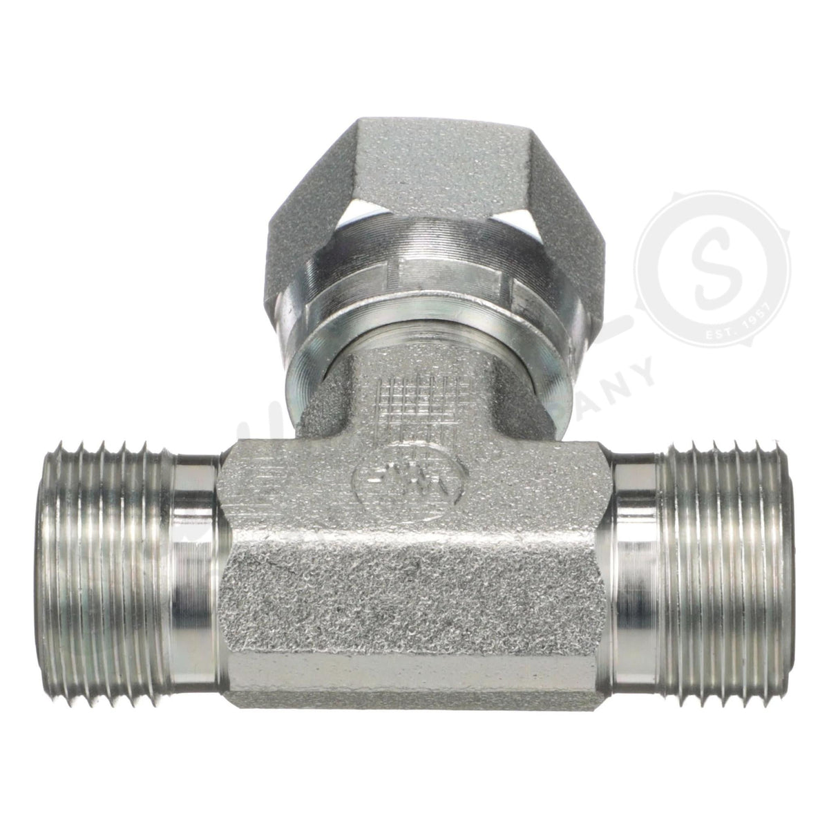 84431325 - OEM 3-WAY HYDRAULIC TUBE CONNECTOR - CASE CONSTRUCTION