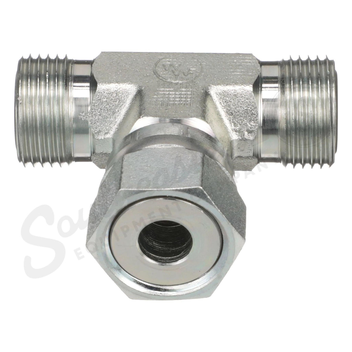 84431325 - OEM 3-WAY HYDRAULIC TUBE CONNECTOR - CASE CONSTRUCTION