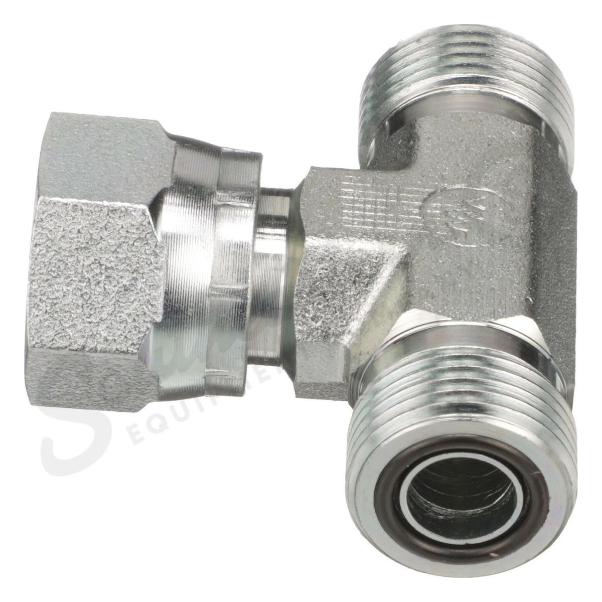 84431325 - OEM 3-WAY HYDRAULIC TUBE CONNECTOR - CASE CONSTRUCTION