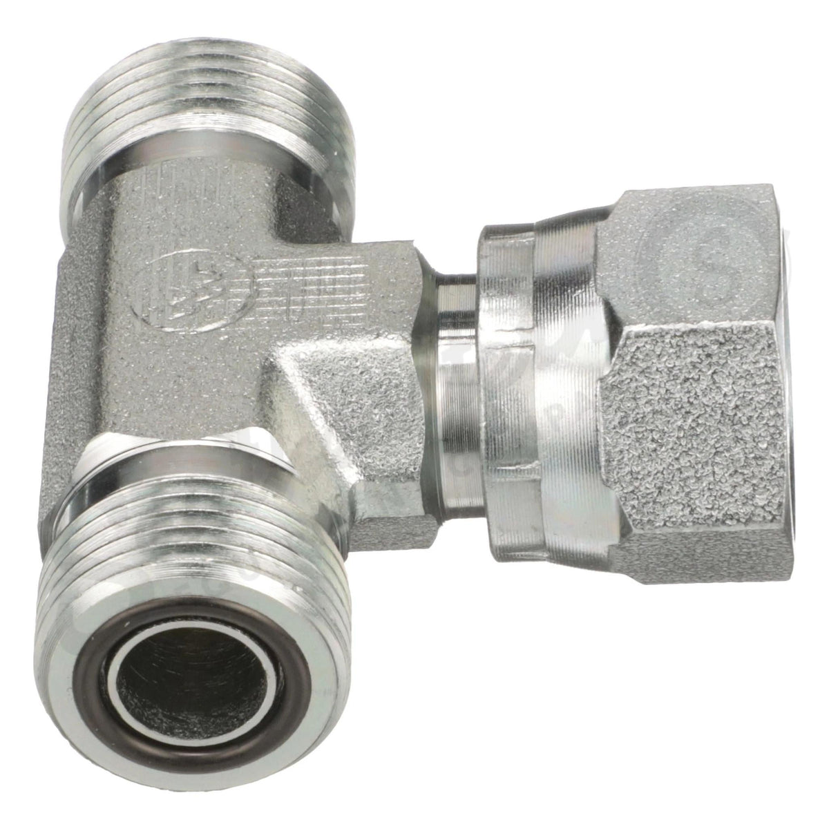 84431325 - OEM 3-WAY HYDRAULIC TUBE CONNECTOR - CASE CONSTRUCTION