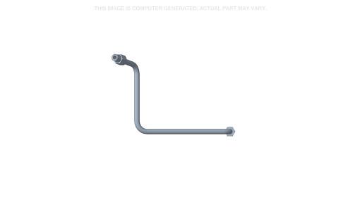 84474478 - OEM 2ND AUXILIARY B HYDRAULIC TUBE 12.7 MM OD - CASE CONSTRUCTION