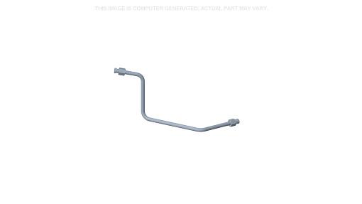 84474478 - OEM 2ND AUXILIARY B HYDRAULIC TUBE 12.7 MM OD - CASE CONSTRUCTION