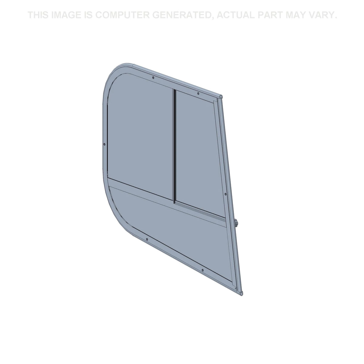84488997 - OEM WINDOW GLASS RIGHT SIDE FLAT - CASE CONSTRUCTION