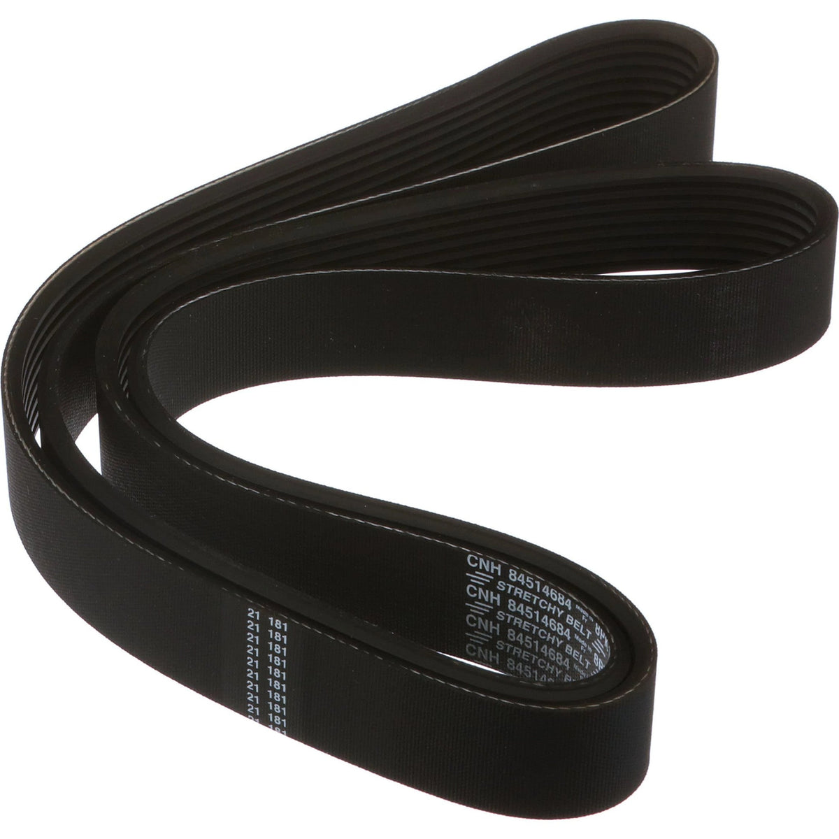 84514684 - OEM 28.48MM W X 1420MM L 8 RIB V-BELT - CASE CONSTRUCTION