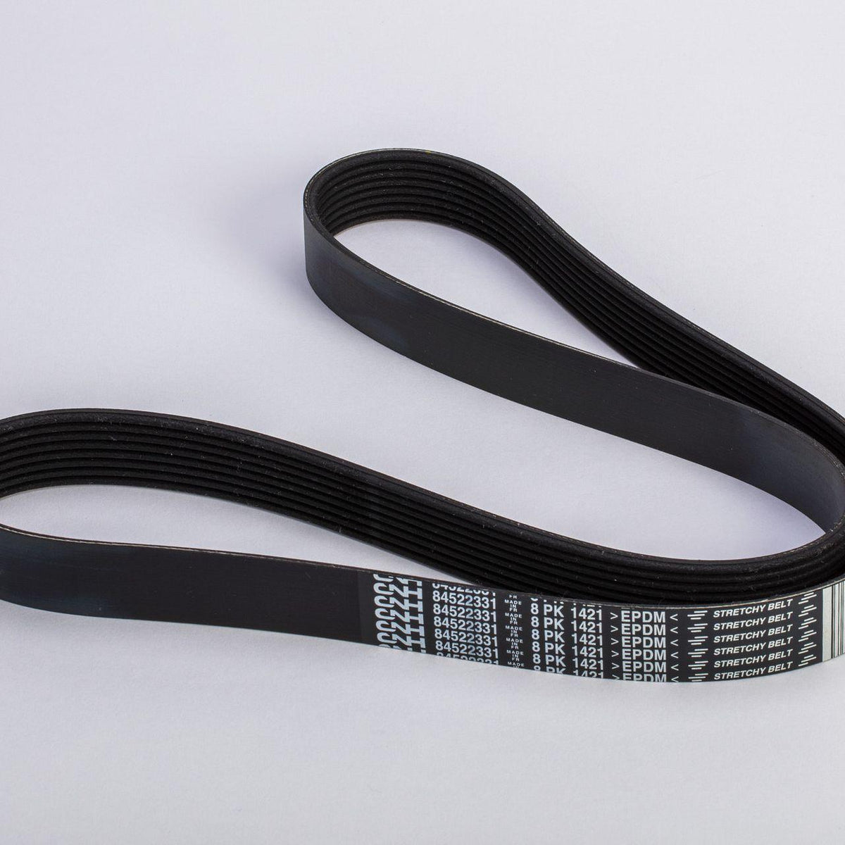 84522331 - OEM 28.88MM W X 1420.7MM L 8 RIB V-BELT - CASE CONSTRUCTION