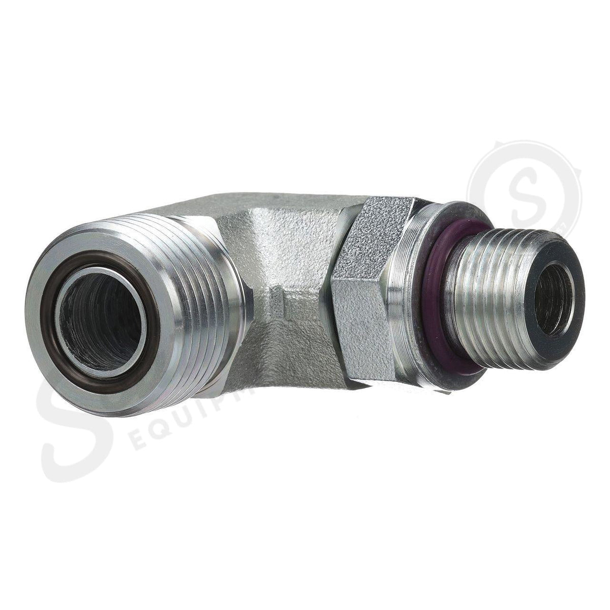 84533155 - OEM HYDRAULIC RUN TEE 8 ORFS X 3/4-16 ORB - CASE CONSTRUCTION