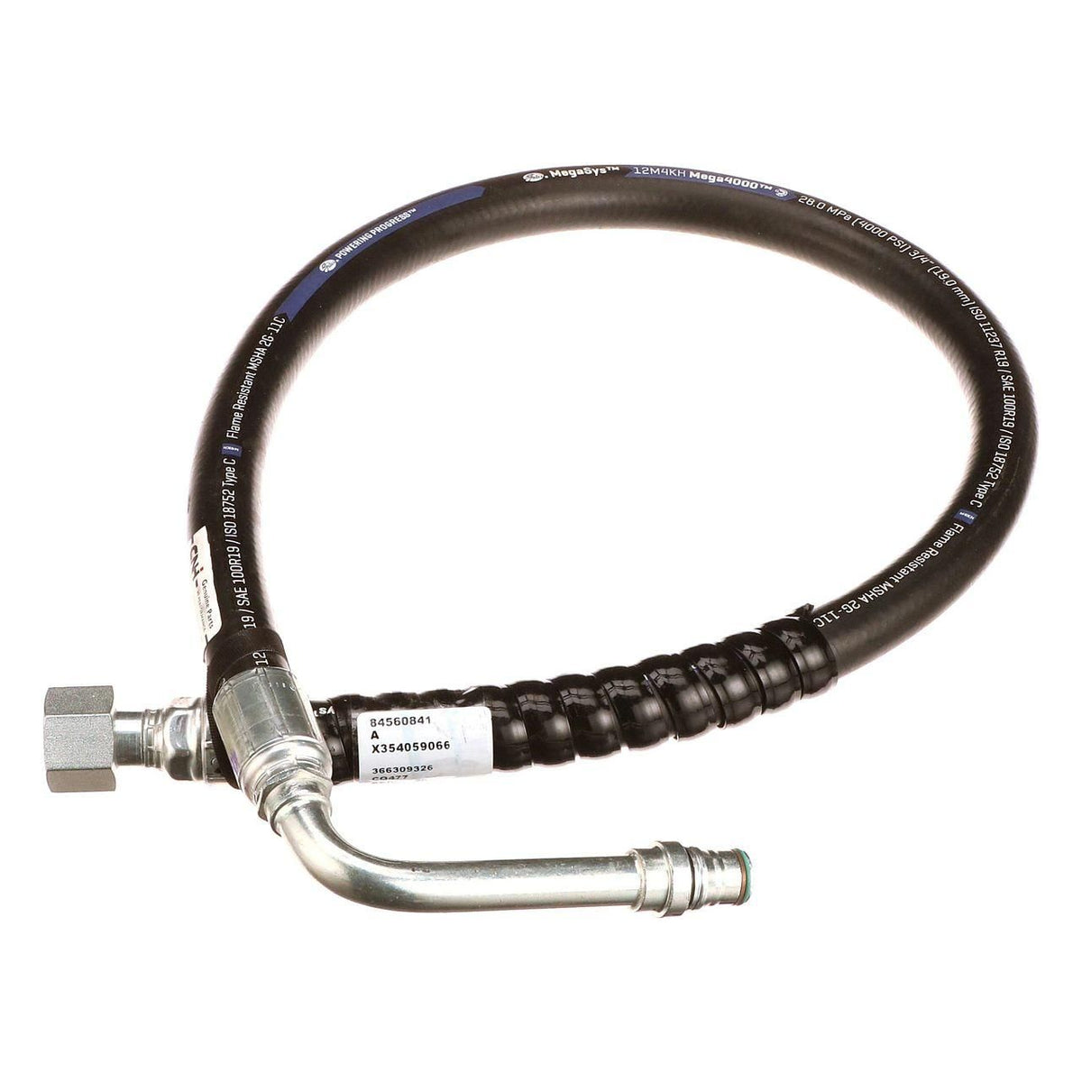 84560841 - OEM HYDROSTATIC PUMP HOSE SAE 100R19 19.05MM ID X 1240MML - CASE CONSTRUCTION