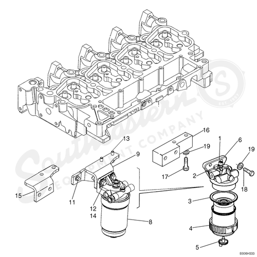 84565884 - OEM FUEL FILTER - CASE CONSTRUCTION