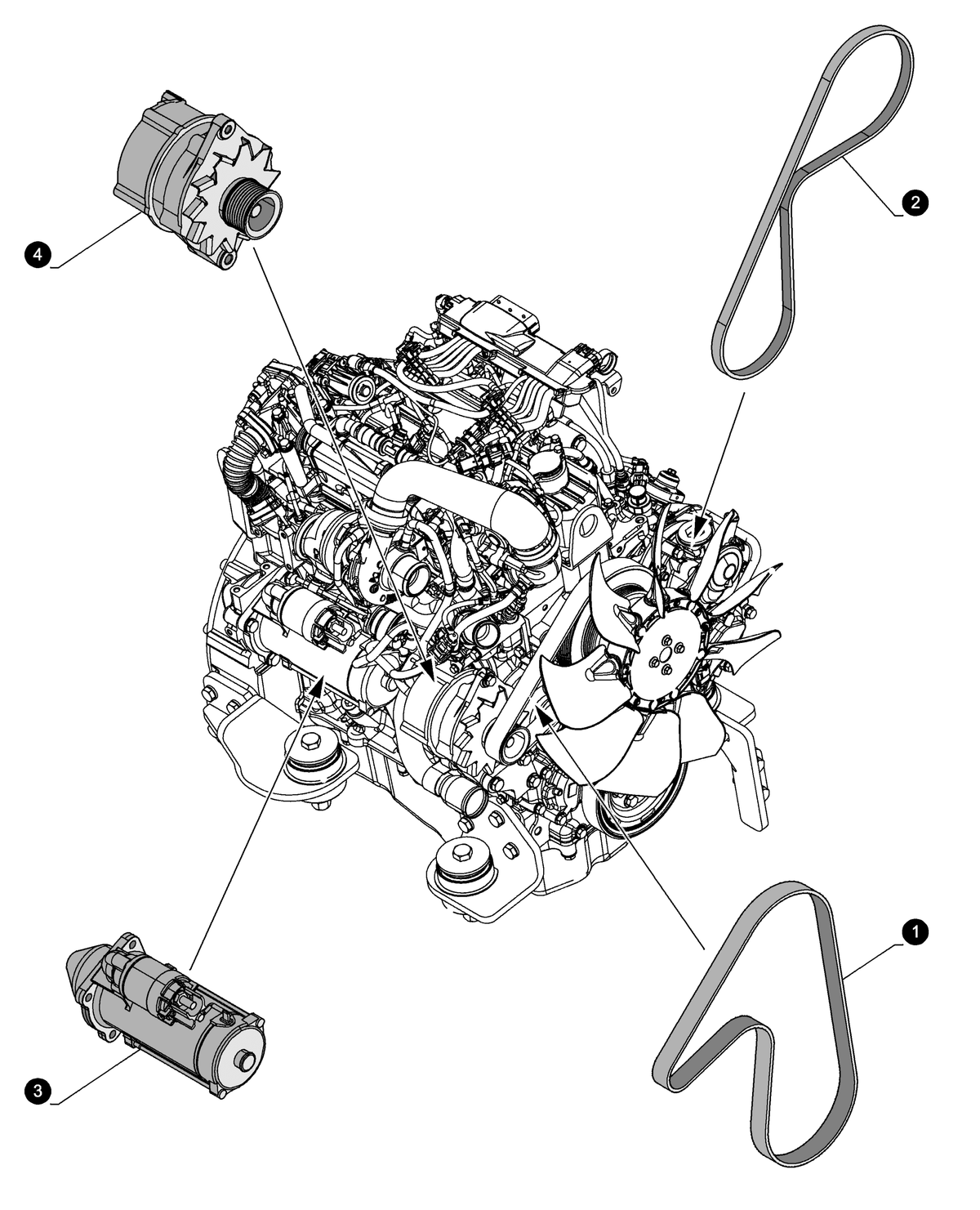 84591722 - OEM V-BELT - CASE CONSTRUCTION