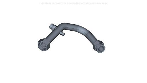 8501229 - OEM HYDRAULIC VALVE RETURN TUBE 42 X 2 - CASE CONSTRUCTION