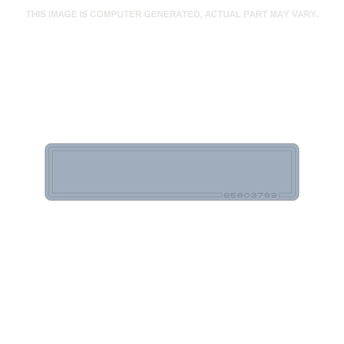 85803789 - OEM DECAL - CASE CONSTRUCTION