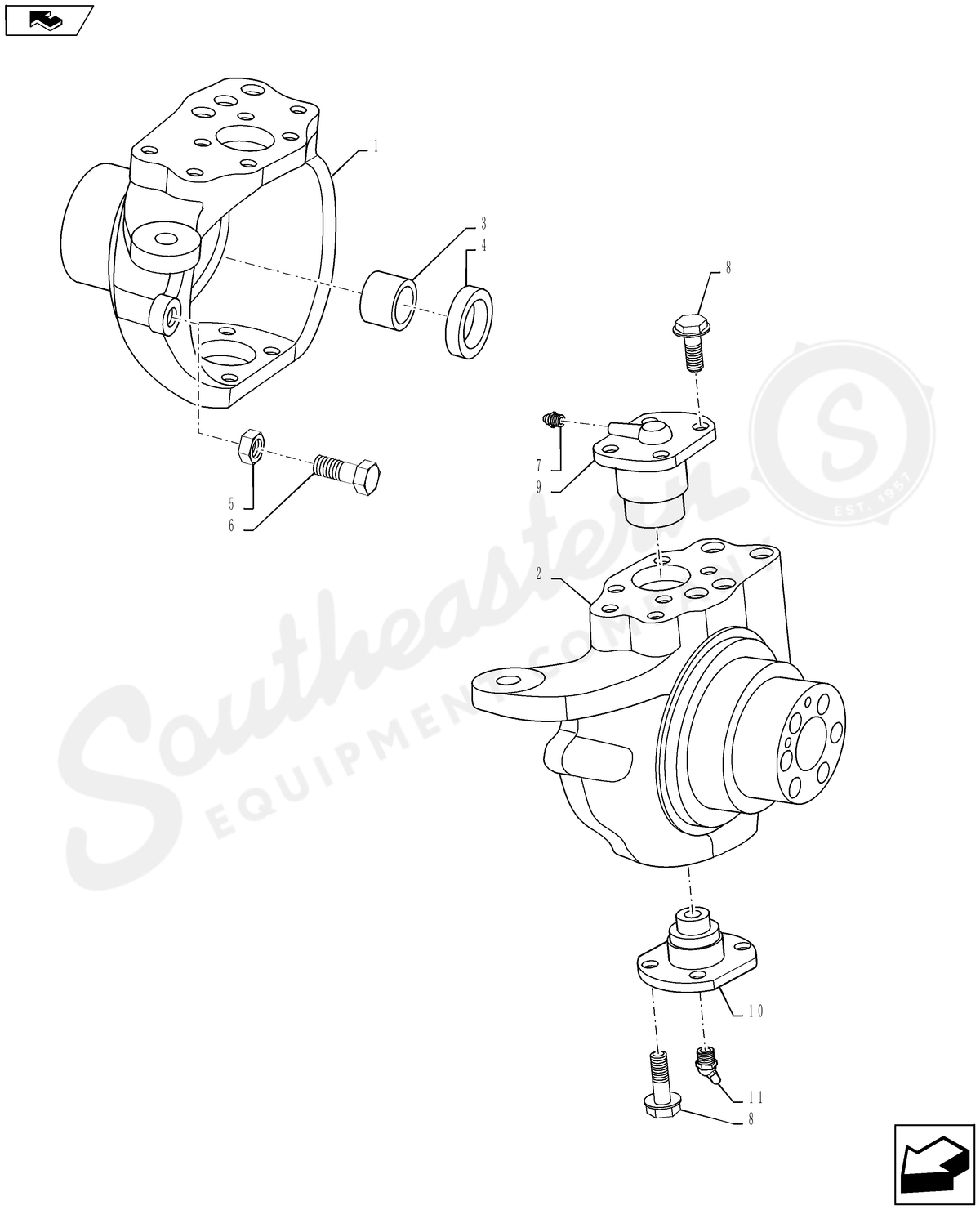 85805983 - OEM PIN - CASE CONSTRUCTION