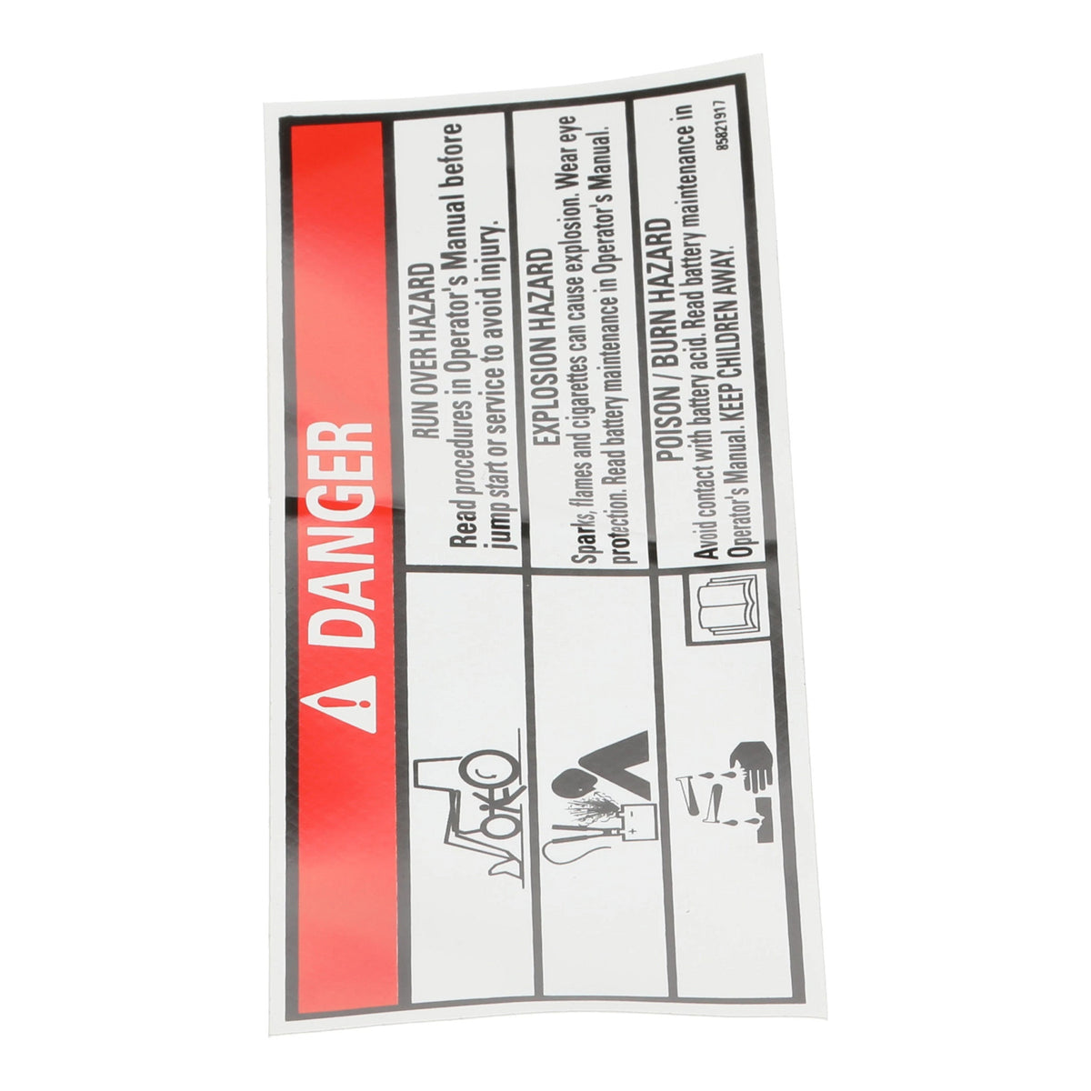 85821917 - OEM DECAL - CASE CONSTRUCTION