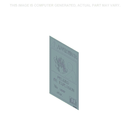 8603094 - OEM WARNING DECAL - CASE CONSTRUCTION