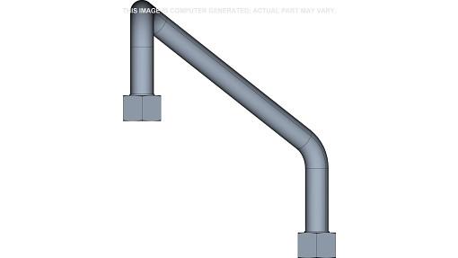 8606096 - OEM LOADER LIFT ROD END TUBE 25.40 MM OD - CASE CONSTRUCTION