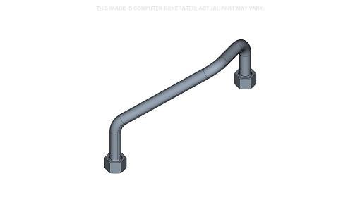 8606096 - OEM LOADER LIFT ROD END TUBE 25.40 MM OD - CASE CONSTRUCTION