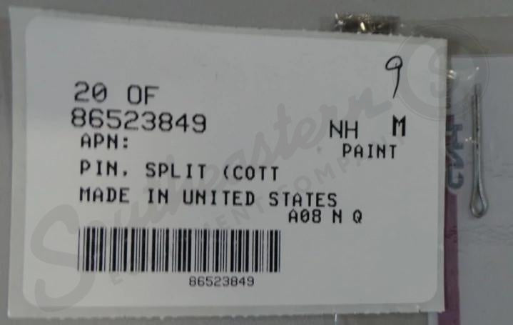 86523849 - OEM SPLIT COTTER PIN - CASE CONSTRUCTION