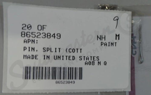 86523849 - OEM SPLIT COTTER PIN - CASE CONSTRUCTION