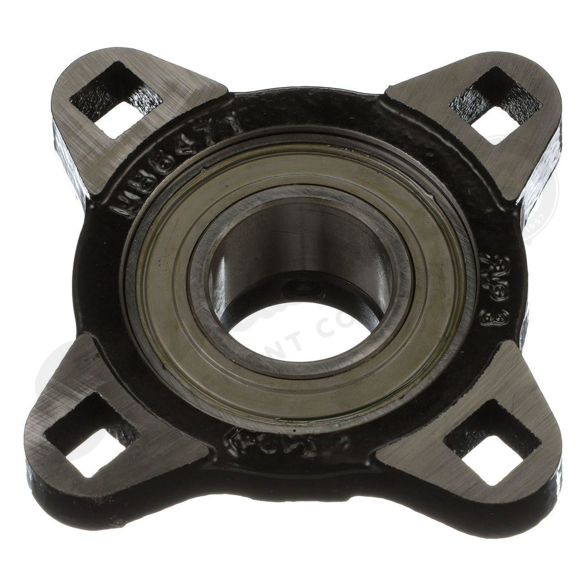 86590753 - OEM 4 BOLT FLANGE BEARING ASSEMBLY w/ COLLAR 40 MM ID X 119 MM OD - CASE CONSTRUCTION