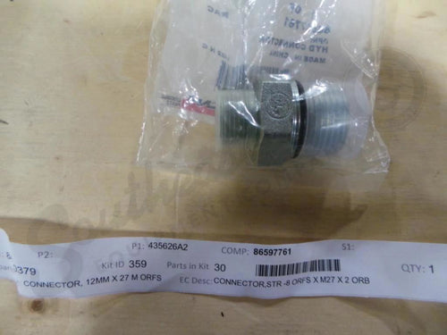 86597761 - OEM HYDRAULIC CONNECTOR - CASE CONSTRUCTION