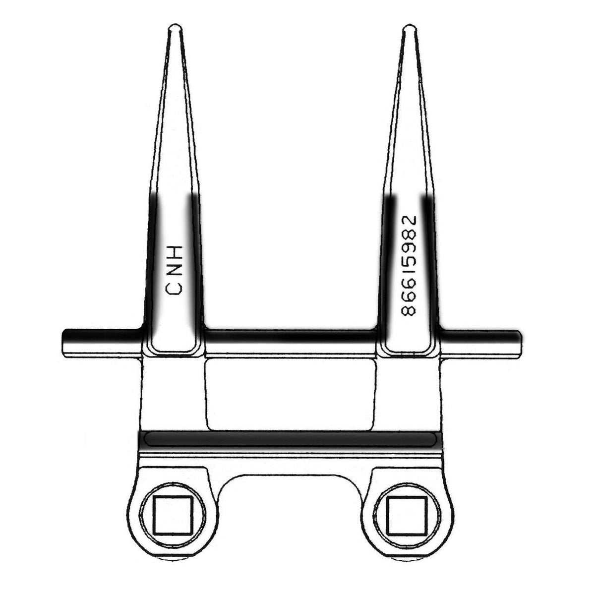 86615982 - OEM MAIN GUARD KIT - CASE CONSTRUCTION
