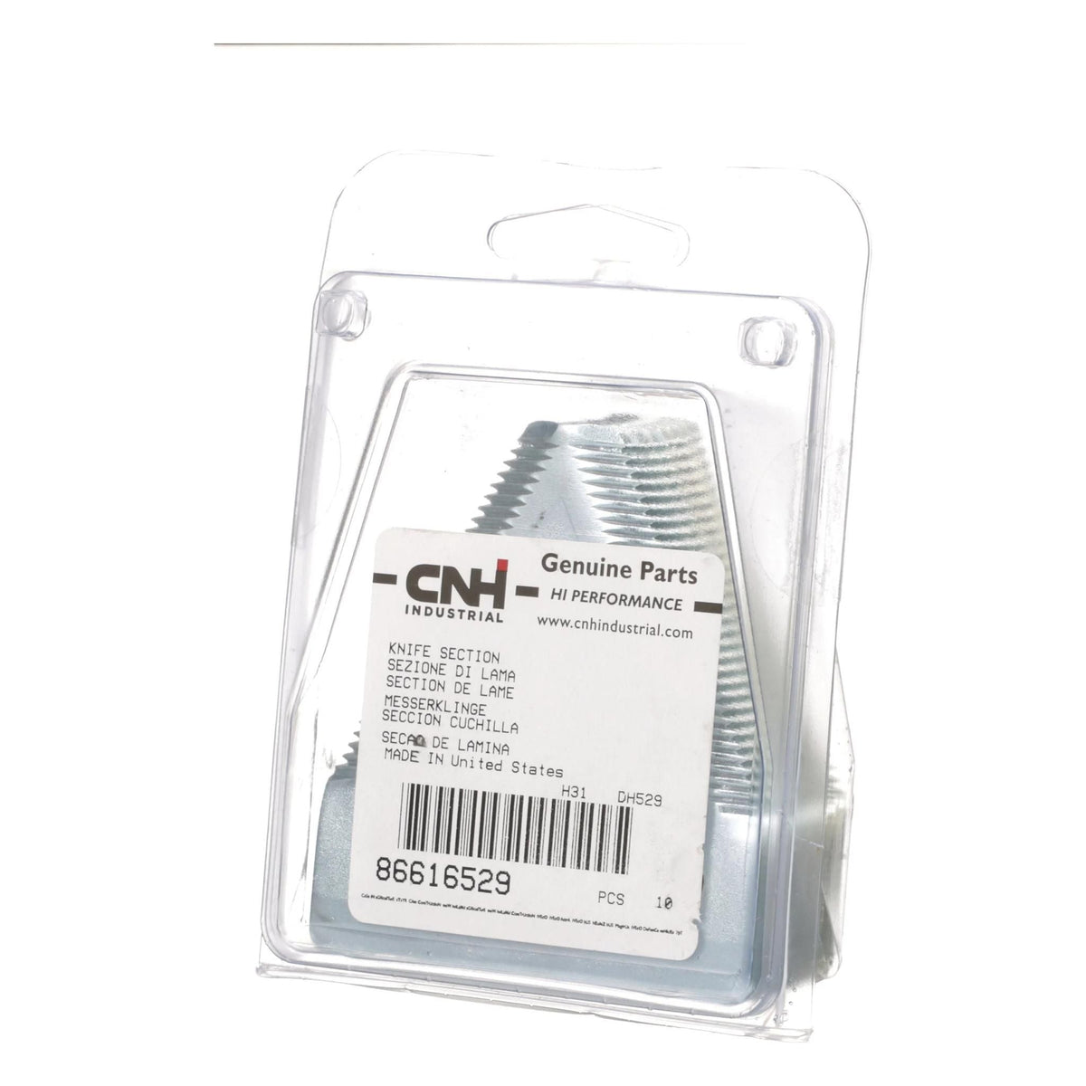 86616529 - OEM LEFT HAND OVERLAP SECTION FOR TWIN SICKLE - CASE CONSTRUCTION