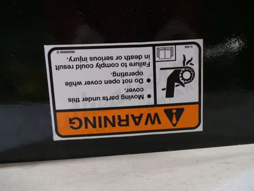 86626958 - OEM WARNING DECAL - CASE CONSTRUCTION