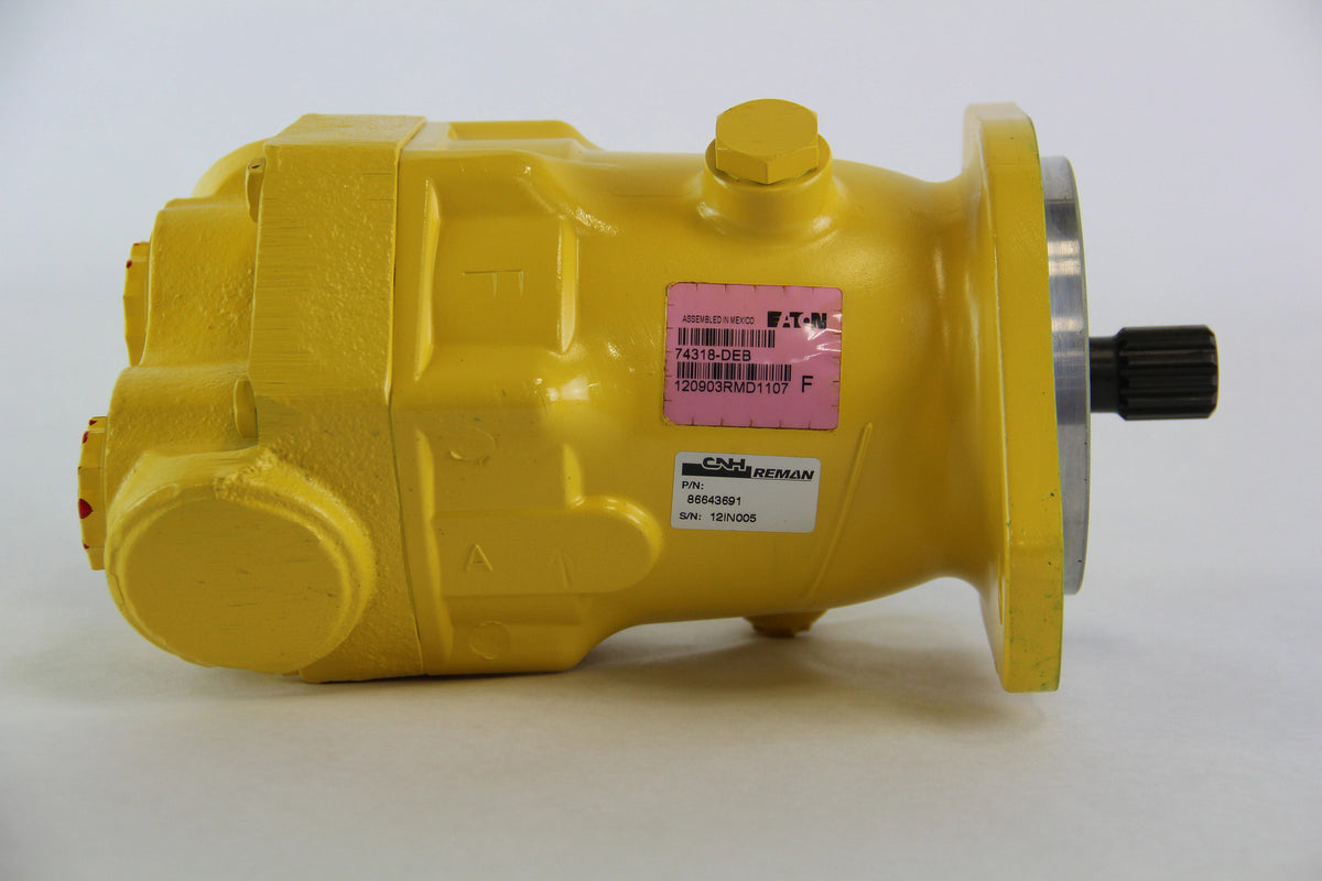 86643691 - OEM REMANUFACTURED HYDRAULIC PUMP - CASE CONSTRUCTION