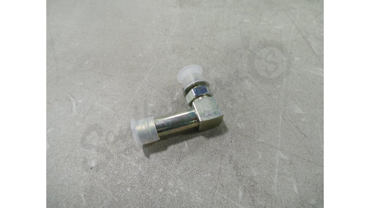 86705580 - OEM ELBOW 90 CONNECTOR 1/2 BARB X 9/16 - CASE CONSTRUCTION