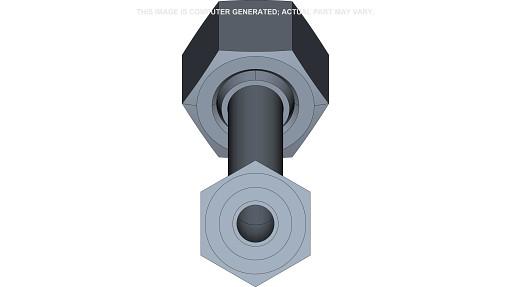 86987041 - OEM BRAKE DIAGNOSTIC FITTING TUBE 9.525 MM OD X 253 MM L - CASE CONSTRUCTION