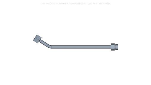 86987041 - OEM BRAKE DIAGNOSTIC FITTING TUBE 9.525 MM OD X 253 MM L - CASE CONSTRUCTION
