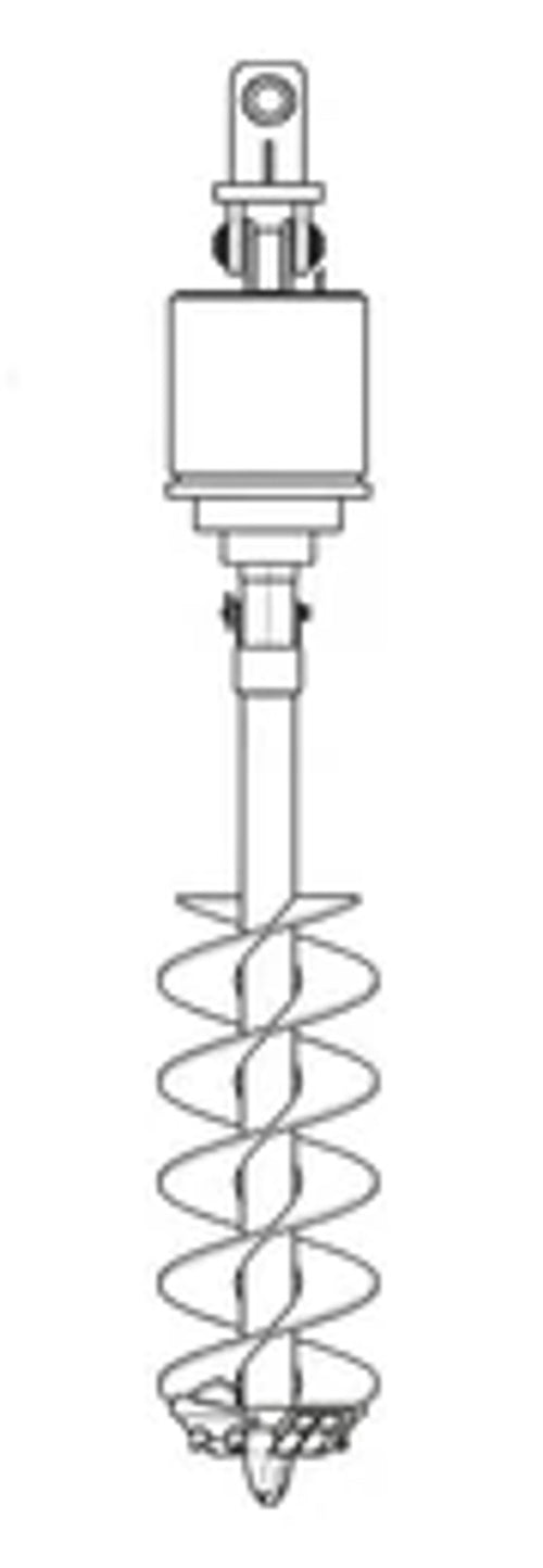 87050966 - Unité d'entraînement de tarière OEM X1475R256 - Arbre de sortie rond de 2 9/16" - Case Construction