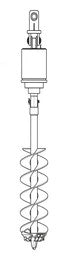 87053290 - OEM AUGER - CASE CONSTRUCTION