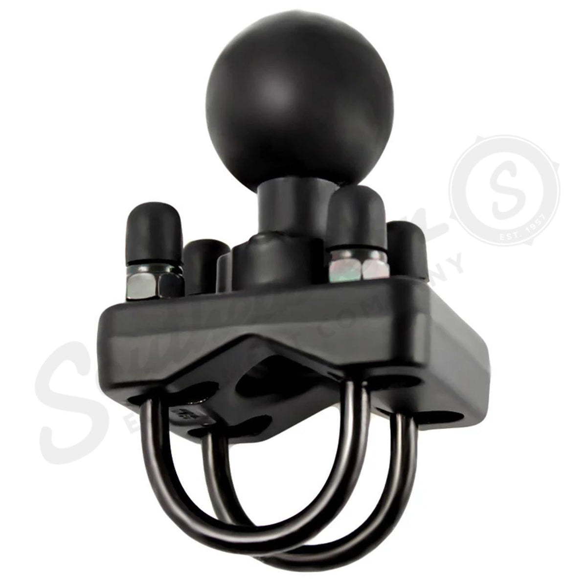 87284259 - OEM RAM DOUBLE U-BOLT BALL BASE FOR 1IN-1.25IN RAILS - CASE CONSTRUCTION