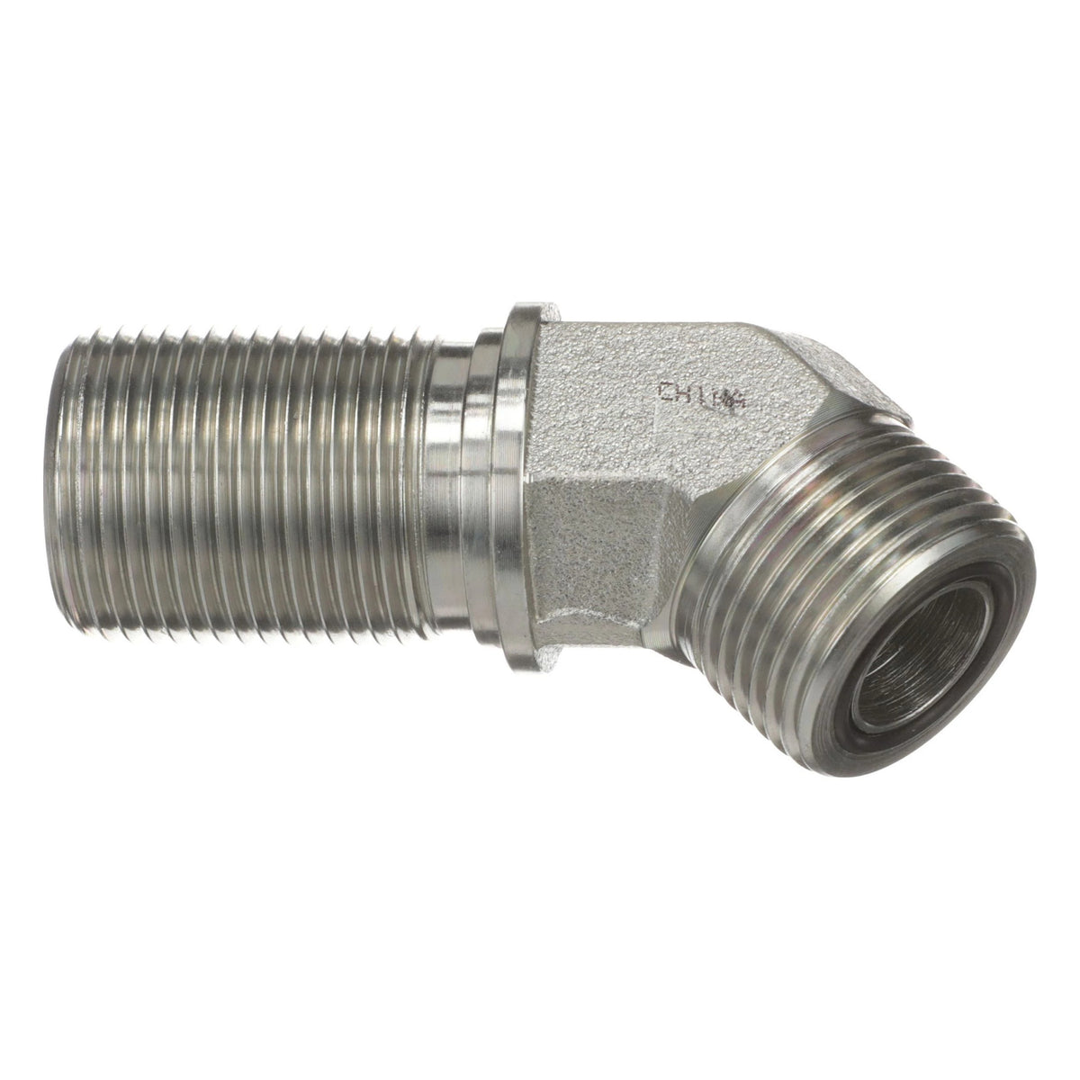 87302137 - OEM 45 DEGREE BULKHEAD ELBOW FITTING - CASE CONSTRUCTION