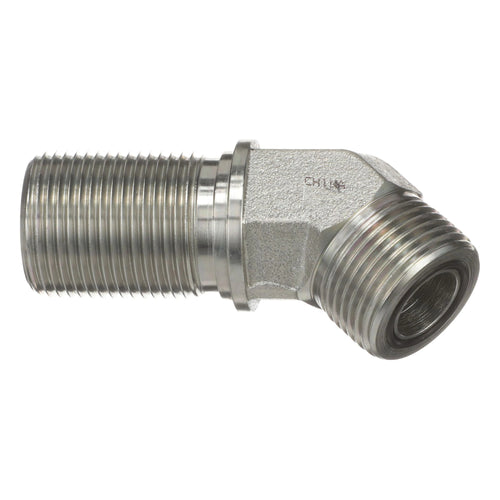 87302137 - OEM 45 DEGREE BULKHEAD ELBOW FITTING - CASE CONSTRUCTION